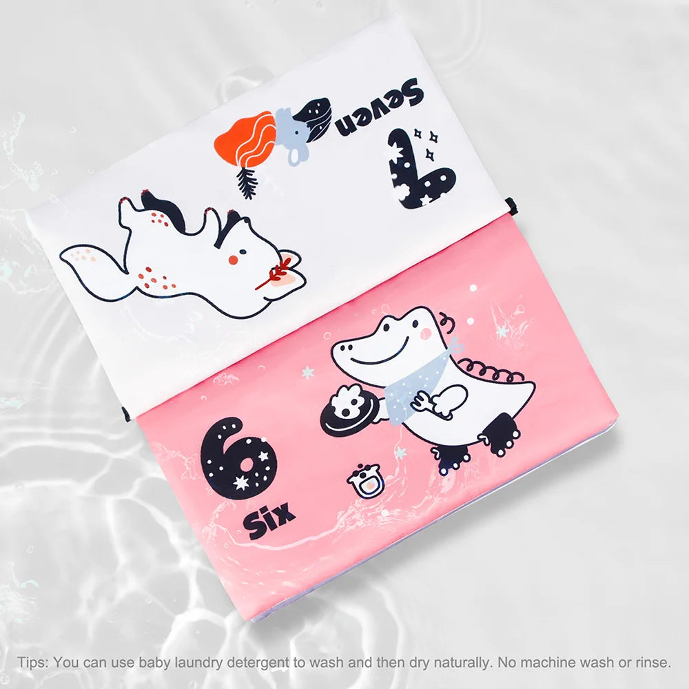 Baby Cloth Book with Distorting Mirror Soft Cartoon