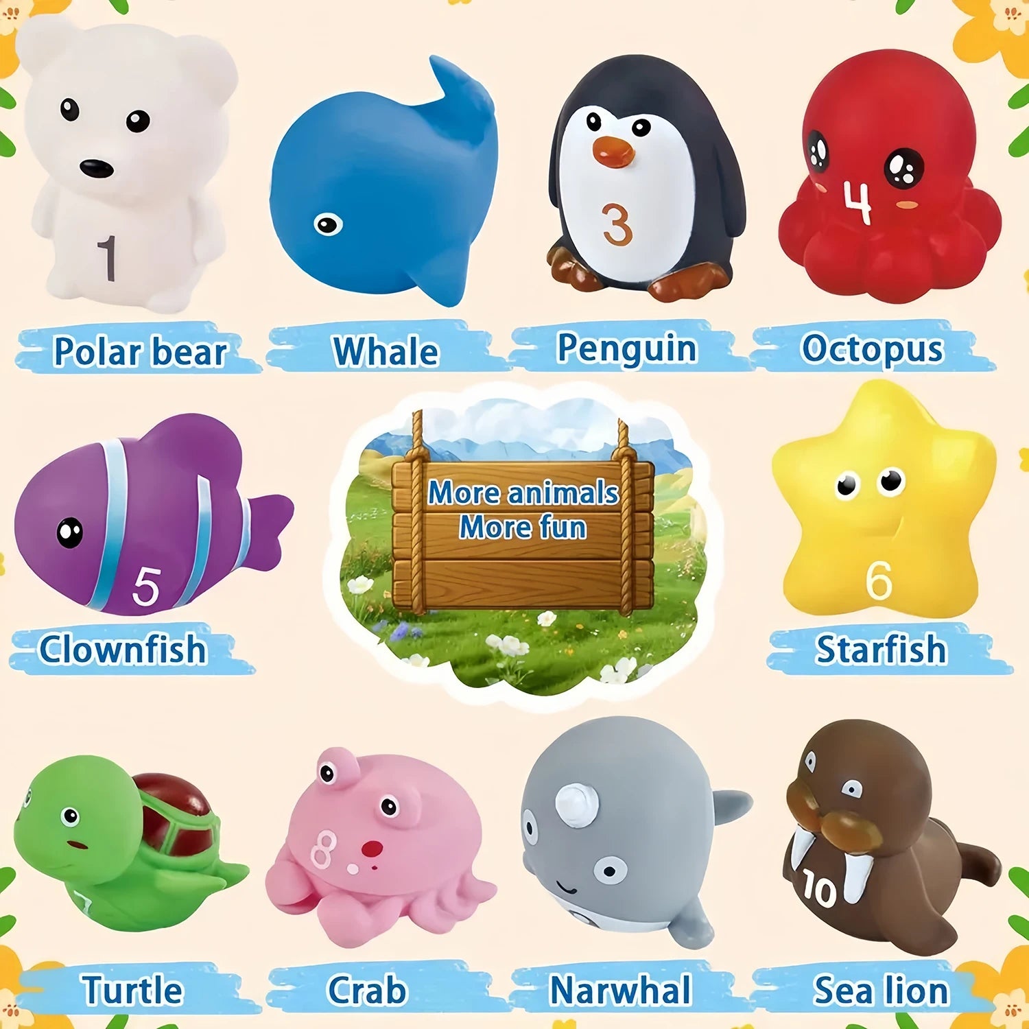 Farm Train/Surprise Party Set for Toddlers Learning Counting, Matching & Sorting Fine Motor Skills.