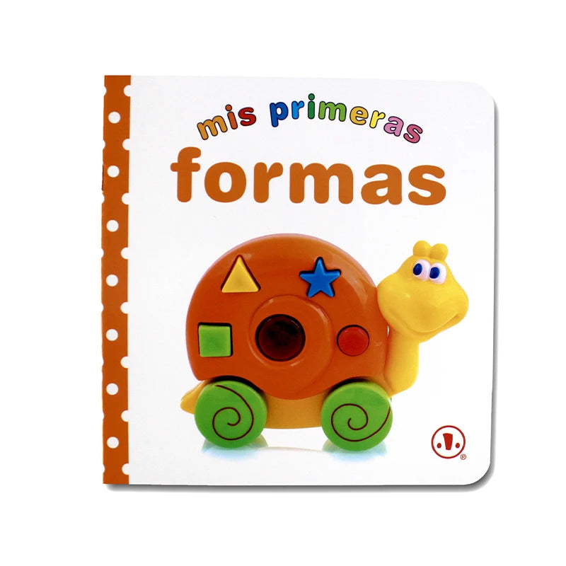 12Pcs/set Children Learning Picture Books in Spanish. Shape/Animal/Vegetable/Fruit/Color/ Words for Kids Book