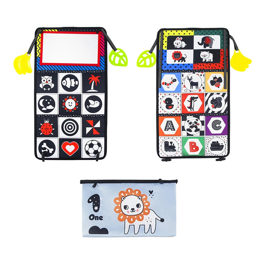 Baby Cloth Book with Distorting Mirror Soft Cartoon