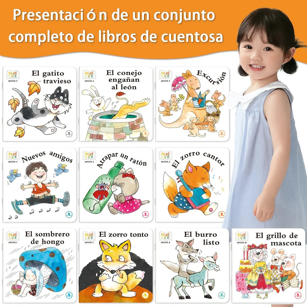 10 Books Spanish English Bilingual Children's Picture Books.