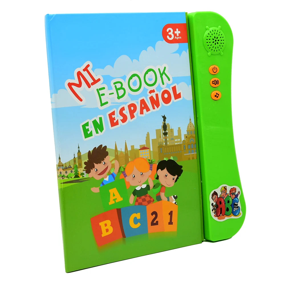 Spanish Learning E-Book with Interactive Voice Reading!
