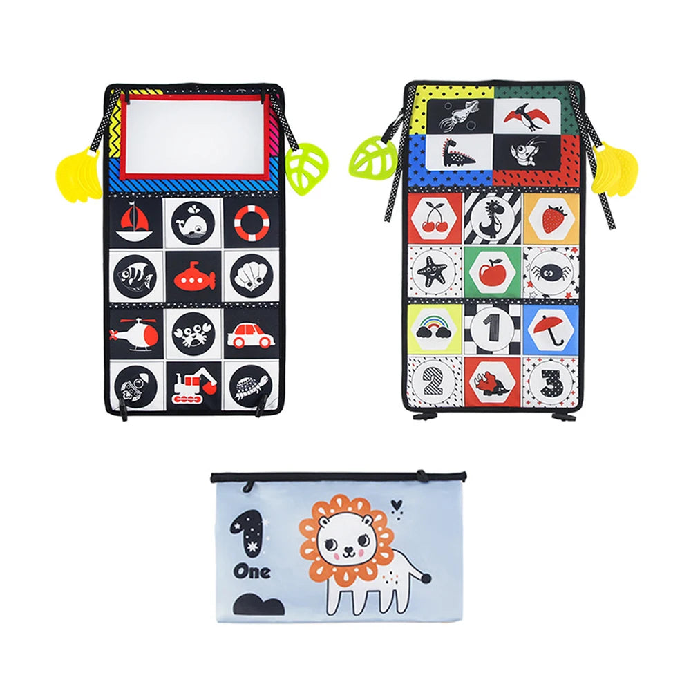 Baby Cloth Book with Distorting Mirror Soft Cartoon