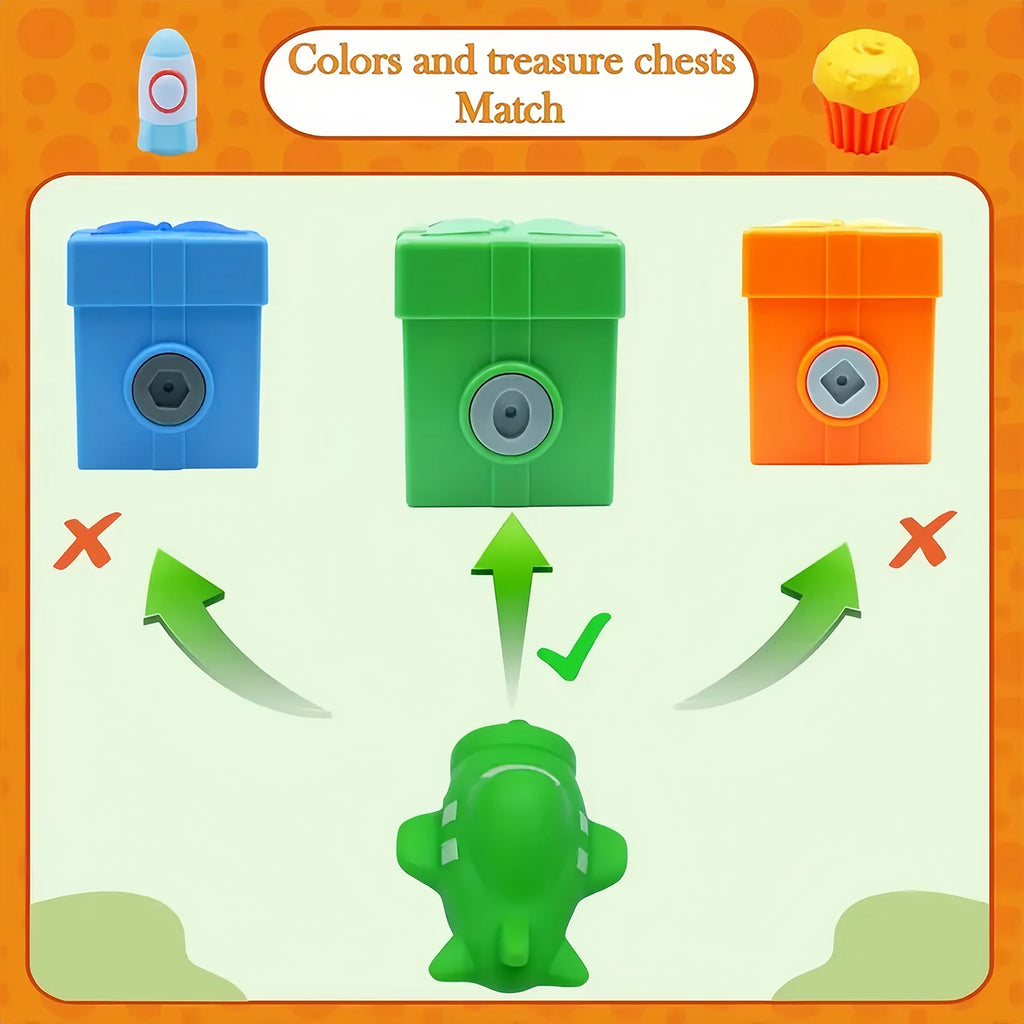 Farm Train/Surprise Party Set for Toddlers Learning Counting, Matching & Sorting Fine Motor Skills.