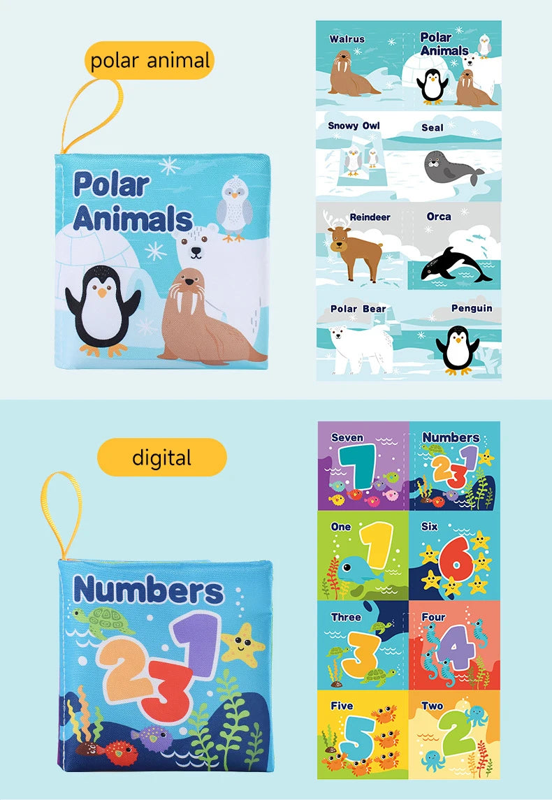 Baby  Enlightenment Cloth Books Educational Toys Baby