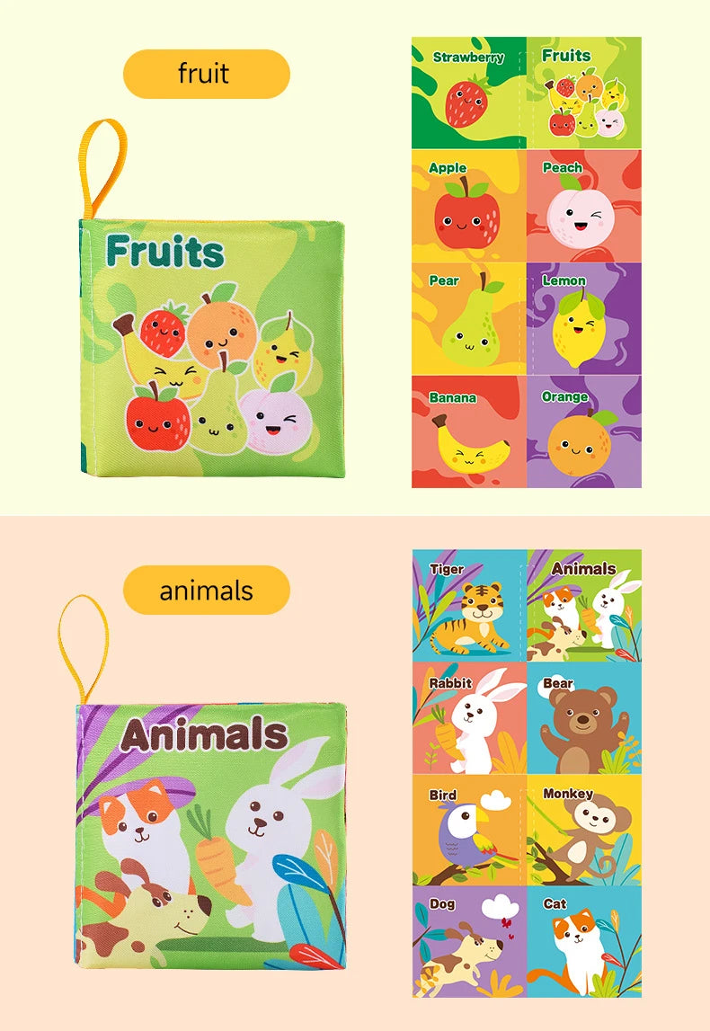 Baby  Enlightenment Cloth Books Educational Toys Baby