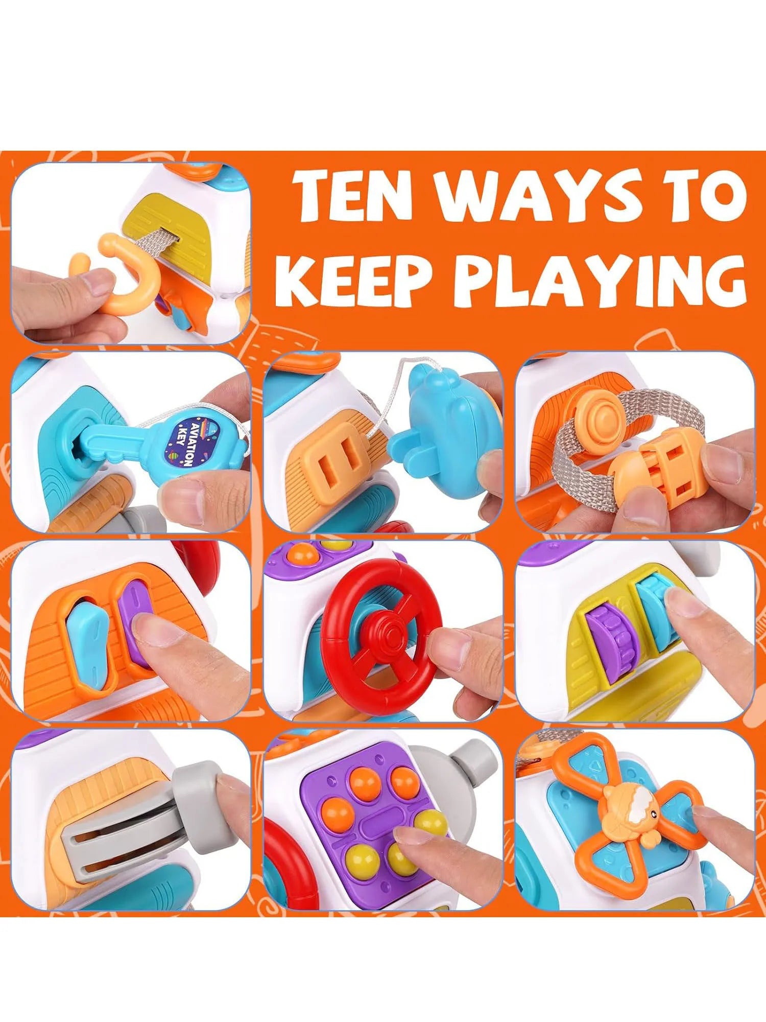 Baby Busy Toy for Toddler Educational Learning Activities