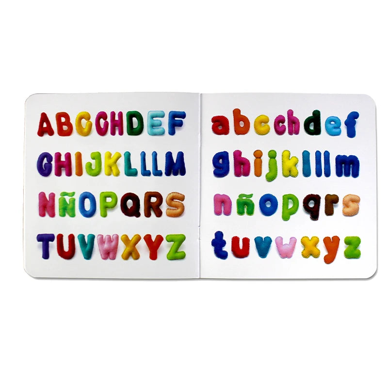 12Pcs/set Children Learning Picture Books in Spanish. Shape/Animal/Vegetable/Fruit/Color/ Words for Kids Book