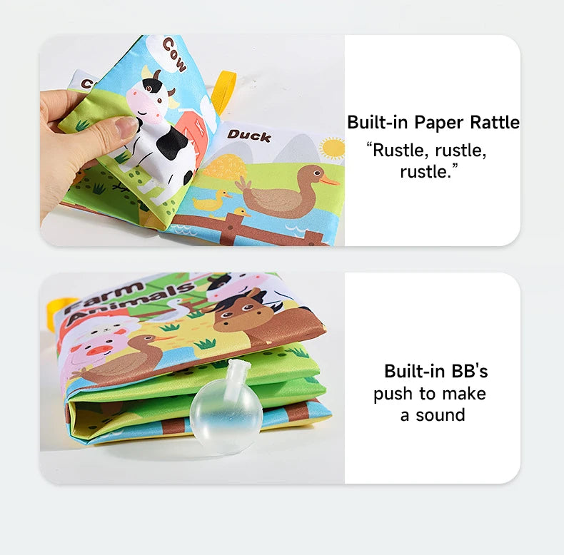 Baby  Enlightenment Cloth Books Educational Toys Baby