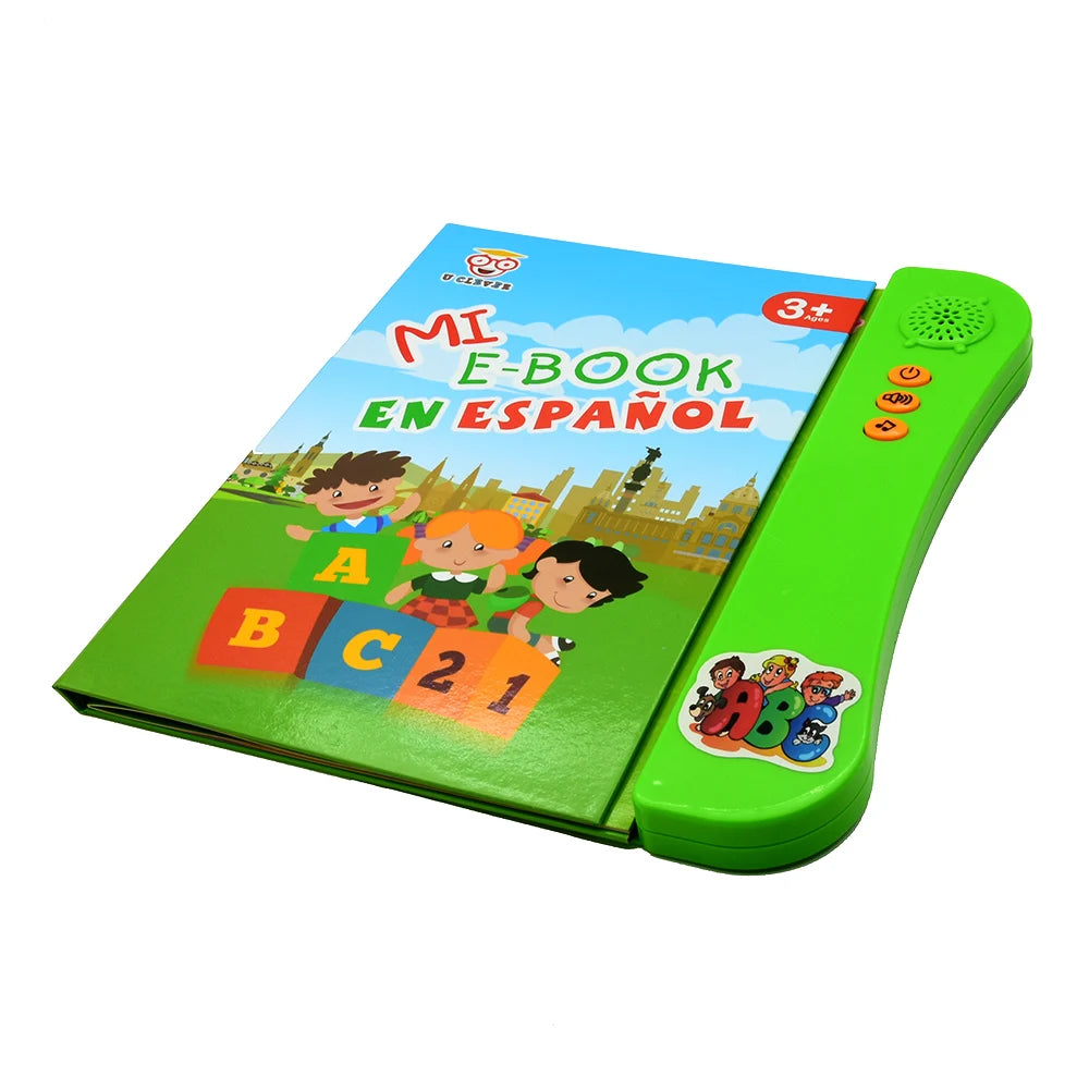 Spanish Learning E-Book with Interactive Voice Reading!