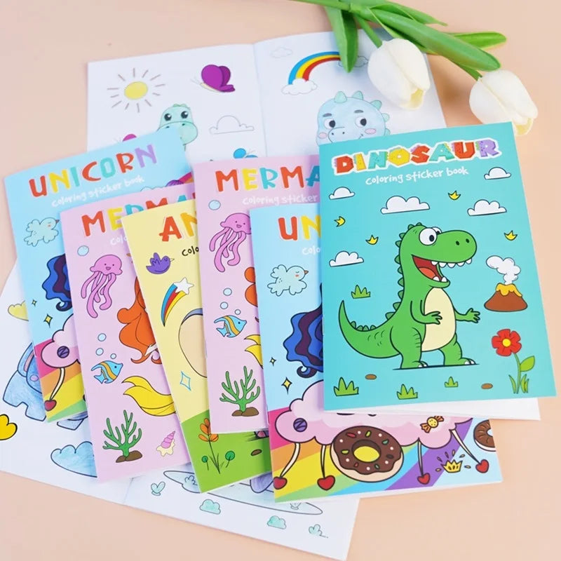 Coloring and Sticker Books