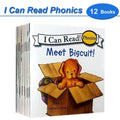 I Can Read Phonics 12 Books/Set My Very First Picture Books English Story Pocket Book for Children