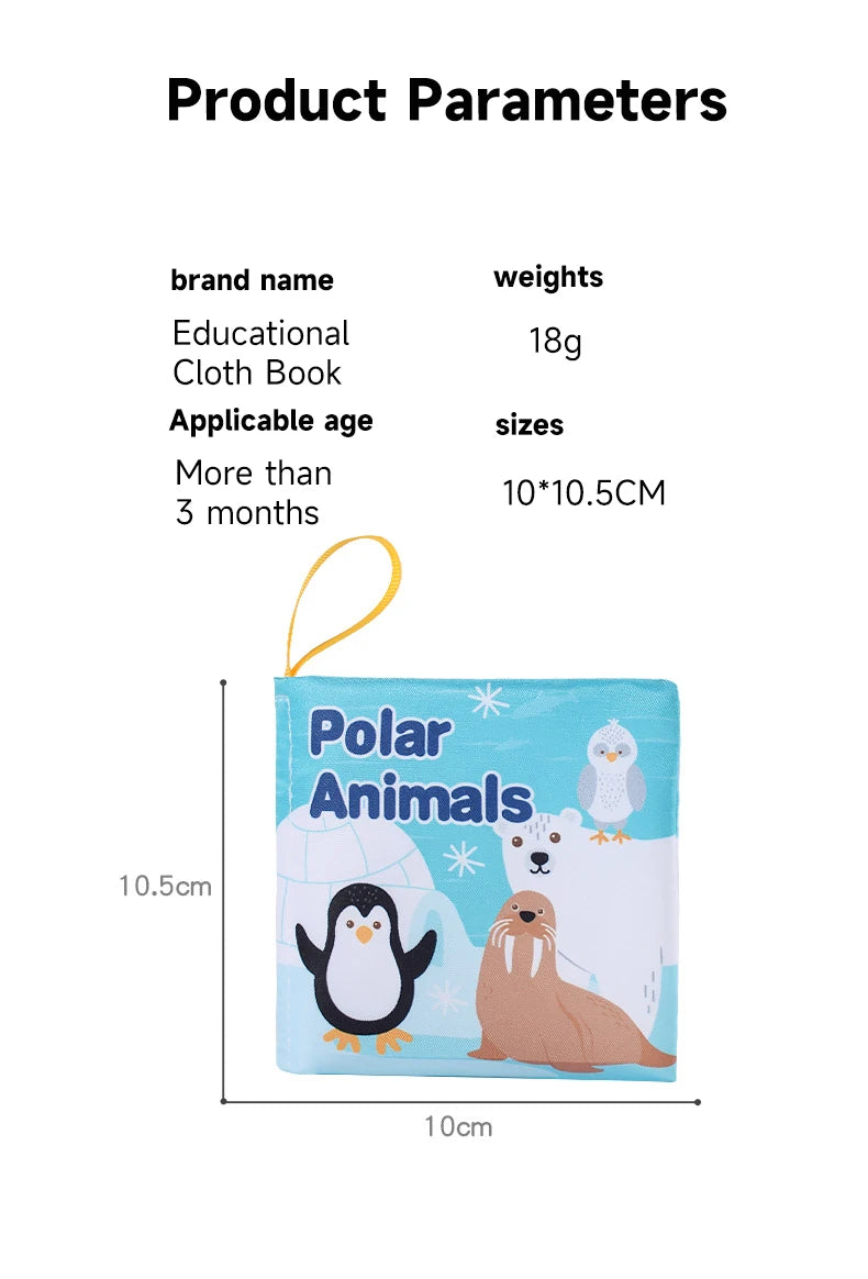 Baby  Enlightenment Cloth Books Educational Toys Baby