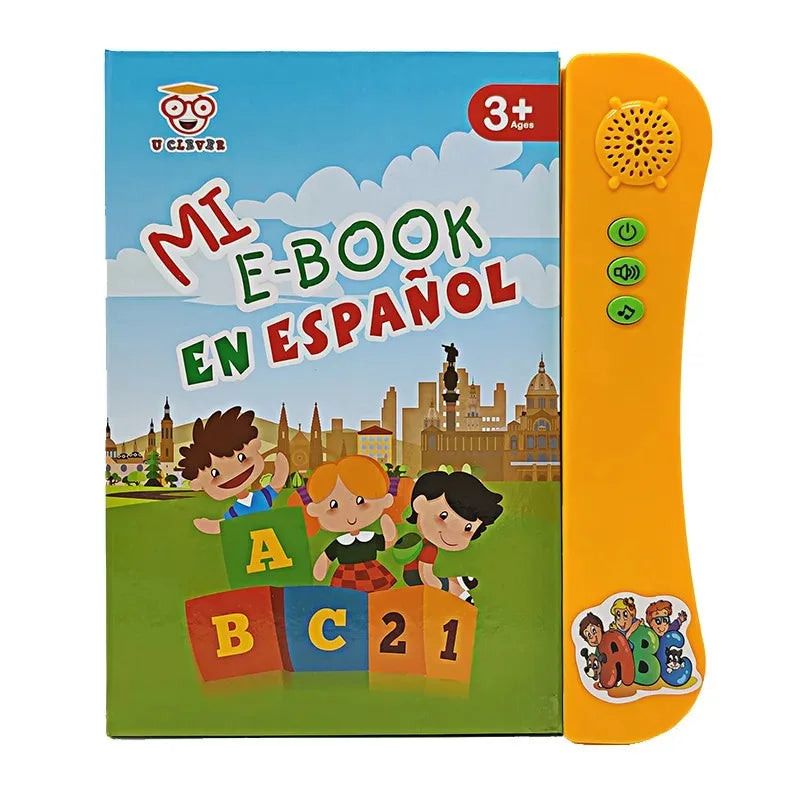 Spanish Learning E-Book with Interactive Voice Reading!