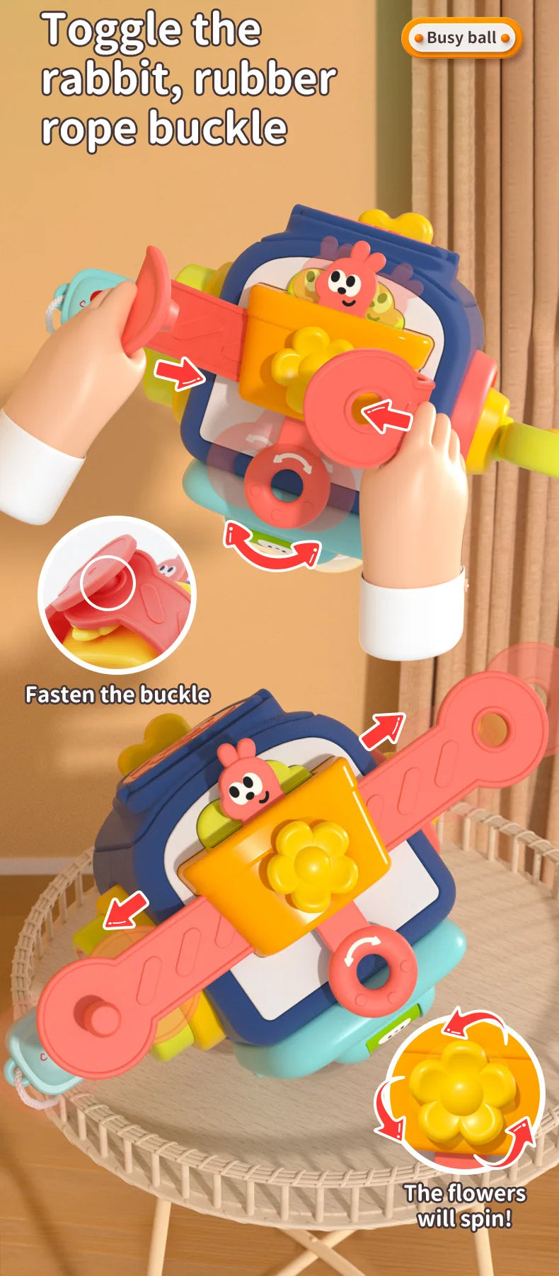 Baby Busy Toy for Toddler Educational Learning Activities