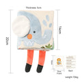 Baby Montessori Toy Soft Baby Book 3D Touch Feel High Contrast Cloth