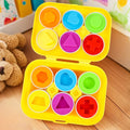 6Pcs Baby Recognition Egg matching toy set