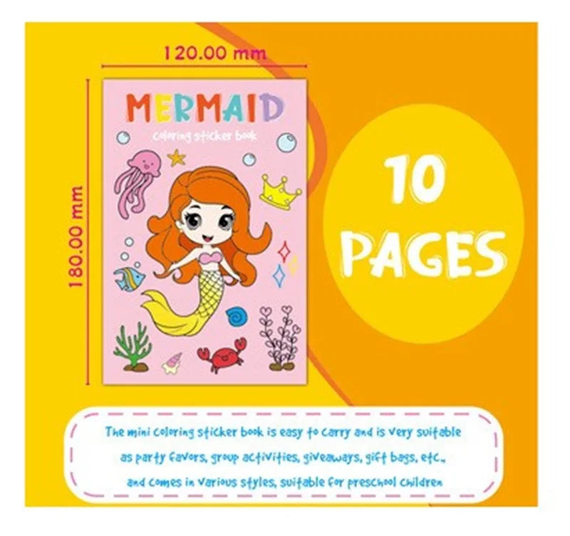 Coloring and Sticker Books