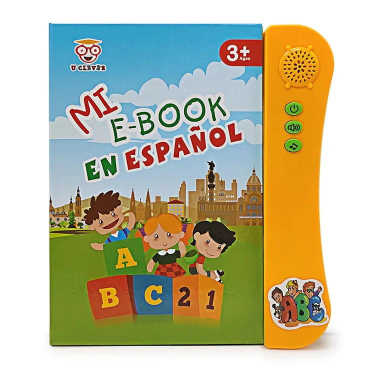 Spanish Learning E-Book with Interactive Voice Reading!